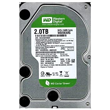 【中古】（非常に良い）WD20EARS Western Digital Hdd 2tb Sata3.0 Caviar Green Desktop Storage [並行輸入品]