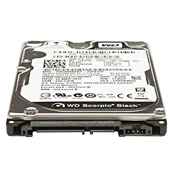 楽天オマツリライフ別館【中古】WESTERN DIGITAL WD5000BPKT Scorpio Black 500GB 7200 RPM 16MB cache SATA 3.0Gb/s 2.5 internal notebook hard drive （Bare Drive） [並行輸入