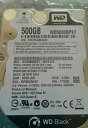 【中古】WD Black 2.5inch 500GB 16MB/7200rpm WD5000BPKT