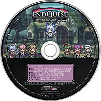 【中古】Death end re;Quest 予約特典 RPGツクール制作によるスペシャルPCゲーム 『END QUEST』(CD-ROM) 【特典のみ】【メーカー名】コンパイルハート【メーカー型番】【ブランド名】コンパイルハート【商品説明】 こちらの商品は中古品となっております。 画像はイメージ写真ですので 商品のコンディション・付属品の有無については入荷の度異なります。 買取時より付属していたものはお付けしておりますが付属品や消耗品に保証はございません。 商品ページ画像以外の付属品はございませんのでご了承下さいませ。 中古品のため使用に影響ない程度の使用感・経年劣化（傷、汚れなど）がある場合がございます。 また、中古品の特性上ギフトには適しておりません。 製品に関する詳細や設定方法は メーカーへ直接お問い合わせいただきますようお願い致します。 当店では初期不良に限り 商品到着から7日間は返品を受付けております。 他モールとの併売品の為 完売の際はご連絡致しますのでご了承ください。 プリンター・印刷機器のご注意点 インクは配送中のインク漏れ防止の為、付属しておりませんのでご了承下さい。 ドライバー等ソフトウェア・マニュアルはメーカーサイトより最新版のダウンロードをお願い致します。 ゲームソフトのご注意点 特典・付属品・パッケージ・プロダクトコード・ダウンロードコード等は 付属していない場合がございますので事前にお問合せ下さい。 商品名に「輸入版 / 海外版 / IMPORT 」と記載されている海外版ゲームソフトの一部は日本版のゲーム機では動作しません。 お持ちのゲーム機のバージョンをあらかじめご参照のうえ動作の有無をご確認ください。 輸入版ゲームについてはメーカーサポートの対象外です。 DVD・Blu-rayのご注意点 特典・付属品・パッケージ・プロダクトコード・ダウンロードコード等は 付属していない場合がございますので事前にお問合せ下さい。 商品名に「輸入版 / 海外版 / IMPORT 」と記載されている海外版DVD・Blu-rayにつきましては 映像方式の違いの為、一般的な国内向けプレイヤーにて再生できません。 ご覧になる際はディスクの「リージョンコード」と「映像方式※DVDのみ」に再生機器側が対応している必要があります。 パソコンでは映像方式は関係ないため、リージョンコードさえ合致していれば映像方式を気にすることなく視聴可能です。 商品名に「レンタル落ち 」と記載されている商品につきましてはディスクやジャケットに管理シール（値札・セキュリティータグ・バーコード等含みます）が貼付されています。 ディスクの再生に支障の無い程度の傷やジャケットに傷み（色褪せ・破れ・汚れ・濡れ痕等）が見られる場合がありますので予めご了承ください。 2巻セット以上のレンタル落ちDVD・Blu-rayにつきましては、複数枚収納可能なトールケースに同梱してお届け致します。 トレーディングカードのご注意点 当店での「良い」表記のトレーディングカードはプレイ用でございます。 中古買取り品の為、細かなキズ・白欠け・多少の使用感がございますのでご了承下さいませ。 再録などで型番が違う場合がございます。 違った場合でも事前連絡等は致しておりませんので、型番を気にされる方はご遠慮ください。 ご注文からお届けまで 1、ご注文⇒ご注文は24時間受け付けております。 2、注文確認⇒ご注文後、当店から注文確認メールを送信します。 3、お届けまで3-10営業日程度とお考え下さい。 　※海外在庫品の場合は3週間程度かかる場合がございます。 4、入金確認⇒前払い決済をご選択の場合、ご入金確認後、配送手配を致します。 5、出荷⇒配送準備が整い次第、出荷致します。発送後に出荷完了メールにてご連絡致します。 　※離島、北海道、九州、沖縄は遅れる場合がございます。予めご了承下さい。 当店ではすり替え防止のため、シリアルナンバーを控えております。 万が一、違法行為が発覚した場合は然るべき対応を行わせていただきます。 お客様都合によるご注文後のキャンセル・返品はお受けしておりませんのでご了承下さい。 電話対応は行っておりませんので、ご質問等はメッセージまたはメールにてお願い致します。