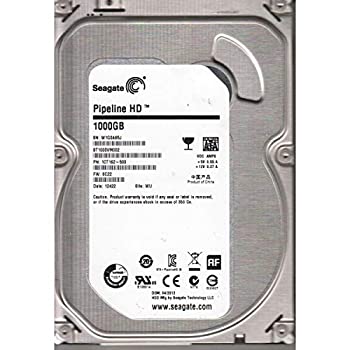 【中古】Seagate 1 TBビデオHDD Sata 5900 RPM 64 MB 3.5インチST1000VM002(ブラック)