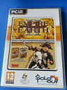 【中古】Empire Earth II Gold Edition (輸入版)【メーカー名】Sierra On-Line【メーカー型番】EMPIREARTH2GOLD【ブランド名】Sierra On-Line【商品説明】 こちらの商品は中古品となっております。 画像はイメージ写真ですので 商品のコンディション・付属品の有無については入荷の度異なります。 買取時より付属していたものはお付けしておりますが付属品や消耗品に保証はございません。 商品ページ画像以外の付属品はございませんのでご了承下さいませ。 中古品のため使用に影響ない程度の使用感・経年劣化（傷、汚れなど）がある場合がございます。 また、中古品の特性上ギフトには適しておりません。 製品に関する詳細や設定方法は メーカーへ直接お問い合わせいただきますようお願い致します。 当店では初期不良に限り 商品到着から7日間は返品を受付けております。 他モールとの併売品の為 完売の際はご連絡致しますのでご了承ください。 プリンター・印刷機器のご注意点 インクは配送中のインク漏れ防止の為、付属しておりませんのでご了承下さい。 ドライバー等ソフトウェア・マニュアルはメーカーサイトより最新版のダウンロードをお願い致します。 ゲームソフトのご注意点 特典・付属品・パッケージ・プロダクトコード・ダウンロードコード等は 付属していない場合がございますので事前にお問合せ下さい。 商品名に「輸入版 / 海外版 / IMPORT 」と記載されている海外版ゲームソフトの一部は日本版のゲーム機では動作しません。 お持ちのゲーム機のバージョンをあらかじめご参照のうえ動作の有無をご確認ください。 輸入版ゲームについてはメーカーサポートの対象外です。 DVD・Blu-rayのご注意点 特典・付属品・パッケージ・プロダクトコード・ダウンロードコード等は 付属していない場合がございますので事前にお問合せ下さい。 商品名に「輸入版 / 海外版 / IMPORT 」と記載されている海外版DVD・Blu-rayにつきましては 映像方式の違いの為、一般的な国内向けプレイヤーにて再生できません。 ご覧になる際はディスクの「リージョンコード」と「映像方式※DVDのみ」に再生機器側が対応している必要があります。 パソコンでは映像方式は関係ないため、リージョンコードさえ合致していれば映像方式を気にすることなく視聴可能です。 商品名に「レンタル落ち 」と記載されている商品につきましてはディスクやジャケットに管理シール（値札・セキュリティータグ・バーコード等含みます）が貼付されています。 ディスクの再生に支障の無い程度の傷やジャケットに傷み（色褪せ・破れ・汚れ・濡れ痕等）が見られる場合がありますので予めご了承ください。 2巻セット以上のレンタル落ちDVD・Blu-rayにつきましては、複数枚収納可能なトールケースに同梱してお届け致します。 トレーディングカードのご注意点 当店での「良い」表記のトレーディングカードはプレイ用でございます。 中古買取り品の為、細かなキズ・白欠け・多少の使用感がございますのでご了承下さいませ。 再録などで型番が違う場合がございます。 違った場合でも事前連絡等は致しておりませんので、型番を気にされる方はご遠慮ください。 ご注文からお届けまで 1、ご注文⇒ご注文は24時間受け付けております。 2、注文確認⇒ご注文後、当店から注文確認メールを送信します。 3、お届けまで3-10営業日程度とお考え下さい。 　※海外在庫品の場合は3週間程度かかる場合がございます。 4、入金確認⇒前払い決済をご選択の場合、ご入金確認後、配送手配を致します。 5、出荷⇒配送準備が整い次第、出荷致します。発送後に出荷完了メールにてご連絡致します。 　※離島、北海道、九州、沖縄は遅れる場合がございます。予めご了承下さい。 当店ではすり替え防止のため、シリアルナンバーを控えております。 万が一、違法行為が発覚した場合は然るべき対応を行わせていただきます。 お客様都合によるご注文後のキャンセル・返品はお受けしておりませんのでご了承下さい。 電話対応は行っておりませんので、ご質問等はメッセージまたはメールにてお願い致します。