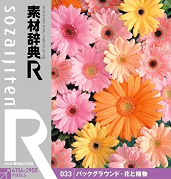 【中古】素材辞典[R(アール)] 033 バックグラウンド・花と植物