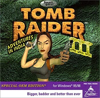 【中古】(非常に良い）Tomb Raider III Adventures in India (Jewel Case) (輸入版)【メーカー名】Broderbund【メーカー型番】379421【ブランド名】Broderbund【商品説明】 こちらの商品は中古品となっております。 画像はイメージ写真ですので 商品のコンディション・付属品の有無については入荷の度異なります。 買取時より付属していたものはお付けしておりますが付属品や消耗品に保証はございません。 商品ページ画像以外の付属品はございませんのでご了承下さいませ。 中古品のため使用に影響ない程度の使用感・経年劣化（傷、汚れなど）がある場合がございます。 また、中古品の特性上ギフトには適しておりません。 製品に関する詳細や設定方法は メーカーへ直接お問い合わせいただきますようお願い致します。 当店では初期不良に限り 商品到着から7日間は返品を受付けております。 他モールとの併売品の為 完売の際はご連絡致しますのでご了承ください。 プリンター・印刷機器のご注意点 インクは配送中のインク漏れ防止の為、付属しておりませんのでご了承下さい。 ドライバー等ソフトウェア・マニュアルはメーカーサイトより最新版のダウンロードをお願い致します。 ゲームソフトのご注意点 特典・付属品・パッケージ・プロダクトコード・ダウンロードコード等は 付属していない場合がございますので事前にお問合せ下さい。 商品名に「輸入版 / 海外版 / IMPORT 」と記載されている海外版ゲームソフトの一部は日本版のゲーム機では動作しません。 お持ちのゲーム機のバージョンをあらかじめご参照のうえ動作の有無をご確認ください。 輸入版ゲームについてはメーカーサポートの対象外です。 DVD・Blu-rayのご注意点 特典・付属品・パッケージ・プロダクトコード・ダウンロードコード等は 付属していない場合がございますので事前にお問合せ下さい。 商品名に「輸入版 / 海外版 / IMPORT 」と記載されている海外版DVD・Blu-rayにつきましては 映像方式の違いの為、一般的な国内向けプレイヤーにて再生できません。 ご覧になる際はディスクの「リージョンコード」と「映像方式※DVDのみ」に再生機器側が対応している必要があります。 パソコンでは映像方式は関係ないため、リージョンコードさえ合致していれば映像方式を気にすることなく視聴可能です。 商品名に「レンタル落ち 」と記載されている商品につきましてはディスクやジャケットに管理シール（値札・セキュリティータグ・バーコード等含みます）が貼付されています。 ディスクの再生に支障の無い程度の傷やジャケットに傷み（色褪せ・破れ・汚れ・濡れ痕等）が見られる場合がありますので予めご了承ください。 2巻セット以上のレンタル落ちDVD・Blu-rayにつきましては、複数枚収納可能なトールケースに同梱してお届け致します。 トレーディングカードのご注意点 当店での「良い」表記のトレーディングカードはプレイ用でございます。 中古買取り品の為、細かなキズ・白欠け・多少の使用感がございますのでご了承下さいませ。 再録などで型番が違う場合がございます。 違った場合でも事前連絡等は致しておりませんので、型番を気にされる方はご遠慮ください。 ご注文からお届けまで 1、ご注文⇒ご注文は24時間受け付けております。 2、注文確認⇒ご注文後、当店から注文確認メールを送信します。 3、お届けまで3-10営業日程度とお考え下さい。 　※海外在庫品の場合は3週間程度かかる場合がございます。 4、入金確認⇒前払い決済をご選択の場合、ご入金確認後、配送手配を致します。 5、出荷⇒配送準備が整い次第、出荷致します。発送後に出荷完了メールにてご連絡致します。 　※離島、北海道、九州、沖縄は遅れる場合がございます。予めご了承下さい。 当店ではすり替え防止のため、シリアルナンバーを控えております。 万が一、違法行為が発覚した場合は然るべき対応を行わせていただきます。 お客様都合によるご注文後のキャンセル・返品はお受けしておりませんのでご了承下さい。 電話対応は行っておりませんので、ご質問等はメッセージまたはメールにてお願い致します。