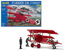 【中古】「非常に良い」ドイツレベル 1/28 フォッカー Dr.1 04744 プラモデル