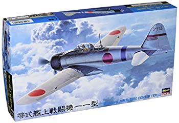 【中古】「非常に良い」ハセガワ 1/48 日本海軍 三菱 A6M2a 零式艦上戦闘機 11型 プラモデル JT42
