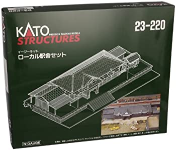 【中古】KATO Nゲージ ローカル駅舎セット 23-220 鉄道模型用品【メーカー名】カトー(KATO)【メーカー型番】23-220【ブランド名】カトー(KATO)【商品説明】 こちらの商品は中古品となっております。 画像はイメージ写真ですので 商品のコンディション・付属品の有無については入荷の度異なります。 買取時より付属していたものはお付けしておりますが付属品や消耗品に保証はございません。 商品ページ画像以外の付属品はございませんのでご了承下さいませ。 中古品のため使用に影響ない程度の使用感・経年劣化（傷、汚れなど）がある場合がございます。 また、中古品の特性上ギフトには適しておりません。 製品に関する詳細や設定方法は メーカーへ直接お問い合わせいただきますようお願い致します。 当店では初期不良に限り 商品到着から7日間は返品を受付けております。 他モールとの併売品の為 完売の際はご連絡致しますのでご了承ください。 プリンター・印刷機器のご注意点 インクは配送中のインク漏れ防止の為、付属しておりませんのでご了承下さい。 ドライバー等ソフトウェア・マニュアルはメーカーサイトより最新版のダウンロードをお願い致します。 ゲームソフトのご注意点 特典・付属品・パッケージ・プロダクトコード・ダウンロードコード等は 付属していない場合がございますので事前にお問合せ下さい。 商品名に「輸入版 / 海外版 / IMPORT 」と記載されている海外版ゲームソフトの一部は日本版のゲーム機では動作しません。 お持ちのゲーム機のバージョンをあらかじめご参照のうえ動作の有無をご確認ください。 輸入版ゲームについてはメーカーサポートの対象外です。 DVD・Blu-rayのご注意点 特典・付属品・パッケージ・プロダクトコード・ダウンロードコード等は 付属していない場合がございますので事前にお問合せ下さい。 商品名に「輸入版 / 海外版 / IMPORT 」と記載されている海外版DVD・Blu-rayにつきましては 映像方式の違いの為、一般的な国内向けプレイヤーにて再生できません。 ご覧になる際はディスクの「リージョンコード」と「映像方式※DVDのみ」に再生機器側が対応している必要があります。 パソコンでは映像方式は関係ないため、リージョンコードさえ合致していれば映像方式を気にすることなく視聴可能です。 商品名に「レンタル落ち 」と記載されている商品につきましてはディスクやジャケットに管理シール（値札・セキュリティータグ・バーコード等含みます）が貼付されています。 ディスクの再生に支障の無い程度の傷やジャケットに傷み（色褪せ・破れ・汚れ・濡れ痕等）が見られる場合がありますので予めご了承ください。 2巻セット以上のレンタル落ちDVD・Blu-rayにつきましては、複数枚収納可能なトールケースに同梱してお届け致します。 トレーディングカードのご注意点 当店での「良い」表記のトレーディングカードはプレイ用でございます。 中古買取り品の為、細かなキズ・白欠け・多少の使用感がございますのでご了承下さいませ。 再録などで型番が違う場合がございます。 違った場合でも事前連絡等は致しておりませんので、型番を気にされる方はご遠慮ください。 ご注文からお届けまで 1、ご注文⇒ご注文は24時間受け付けております。 2、注文確認⇒ご注文後、当店から注文確認メールを送信します。 3、お届けまで3-10営業日程度とお考え下さい。 　※海外在庫品の場合は3週間程度かかる場合がございます。 4、入金確認⇒前払い決済をご選択の場合、ご入金確認後、配送手配を致します。 5、出荷⇒配送準備が整い次第、出荷致します。発送後に出荷完了メールにてご連絡致します。 　※離島、北海道、九州、沖縄は遅れる場合がございます。予めご了承下さい。 当店ではすり替え防止のため、シリアルナンバーを控えております。 万が一、違法行為が発覚した場合は然るべき対応を行わせていただきます。 お客様都合によるご注文後のキャンセル・返品はお受けしておりませんのでご了承下さい。 電話対応は行っておりませんので、ご質問等はメッセージまたはメールにてお願い致します。