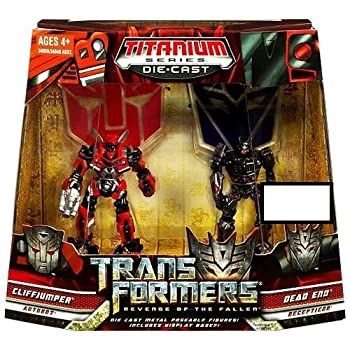 【中古】Transformers 2: Revenge of the Fallen Exclusive Titanium Series Die Cast Figure 2-Pack Cliffjumper and Dead End