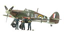 【中古】(非常に良い)タミヤ 1/48 イタレリシリーズ No.11 ドイツ空軍 ホーカー ハリケーン Mk.I 人形3体付 プラモデル 37011