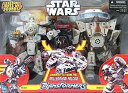 【中古】「未使用品」スターウォーズ・トランスフォーマーDX ミレニアム・ファルコン/ハン・ソロ&チューバッカ(3)
