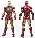 【中古】ホットトイズ(Hot Toys) ムービー・マスターピースアベンジャーズ1/6スケールフィギュアアイアンマンマーク7(戦闘ダメージ版)(のみトイサピエ
