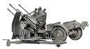【中古】タミヤ 1/35 ミリタリーミニチュアシリーズ No.91 ドイツ陸軍 20mm 4連装高射機関砲 38型 プラモデル 35091