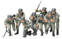 【中古】タミヤ 1/35 ミリタリーミニチュアシリーズ No.30 ドイツ陸軍 歩兵 突撃 セット プラモデル 35030