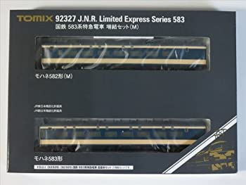 【中古】TOMIX Nゲージ 583系 増結セット M 92327 鉄道模型 電車【メーカー名】トミーテック(TOMYTEC)【メーカー型番】92327【ブランド名】トミーテック(TOMYTEC)【商品説明】この度は当商品をご覧いただき、誠にありがとうございます。 商品状態について 通常使用による使用感・経年劣化（傷、汚れなど）がございますが、ご使用いただく分には問題ございません。 初期不良について 当店では、商品到着後1週間以内にご連絡をいただいた初期不良につきましては、 返品・交換・修理にて対応させていただいております。 万が一不具合がございました場合は、お早めにご連絡ください。 商品の色味について お使いのモニター設定やお部屋の照明環境等により、 実際の商品と色味が異なって見える場合がございます。 あらかじめご了承くださいますようお願いいたします。 在庫について 当商品は他モールとの併売商品となっております。 そのため、ご注文のタイミングによっては在庫切れとなる場合がございます。 その際は、速やかにご連絡させていただきますので、あらかじめご了承ください。 発送について ご注文確認後、順次発送の手配を行っております。 お届けまでの目安は、3-10日程度となります。 ご注文からお届けまでの流れ 1．ご注文 　ご注文は24時間受け付けております。 2．ご注文確認 　ご注文後、当店よりご注文確認メールをお送りいたします。 3．発送準備期間 　お届けまで3-10営業日程度を目安にお考えください。 　※海外在庫品の場合は、3週間程度お時間をいただく場合がございます。 4．ご入金確認 　前払い決済をご選択の場合は、ご入金確認後に発送手配を行います。 5．出荷 　配送準備が整い次第、商品を出荷いたします。 　発送後は、出荷完了メールにてご案内いたします。 ご注意事項 ・お客様都合によるご注文後のキャンセル・返品はお受けしておりません。 ・誠に恐れ入りますが、電話での対応は行っておりません。 　ご質問やお問い合わせは、メッセージまたはメールにてお願いいたします。 ご不明な点がございましたら、お気軽にお問い合わせください。 最後までお読みいただき、誠にありがとうございます。