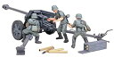 【中古】タミヤ 1/35 ミリタリーミニチュアシリーズ No.47 ドイツ陸軍 75mm 対戦車砲 プラモデル 35047