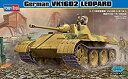 【中古】ホビーボス 1/35 ファイティングビークルシリーズ ドイツ軍 偵察軽戦車 VK1602レオパルト プラモデル 82460(3)