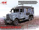 【中古】(非常に良い)ICM 1/35 ヘンシェル33D1-Kfz.72無線指揮車 IC35467 プラモデル