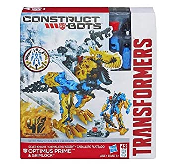 【中古】（非常に良い）Construct-Bots Silver Knight Optimus Prime and Grimlock Transformers Age of E...