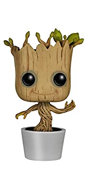 【中古】Funko POP Marvel: Dancing Groot Bobble Action Figure