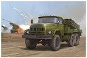 【中古】トランペッター 1/35 ソビエト軍 9P138 グラート1 Zil-131トラック プラモデル 01032