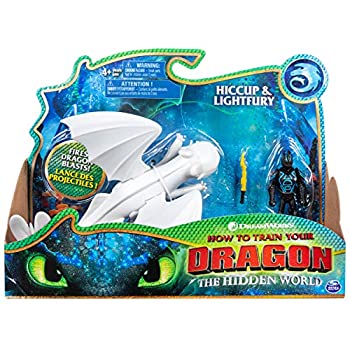 【中古】「非常に良い」ヒックとドラゴン 3 ドラゴンライダー フィギュアセット ライトフューリー & ヒック / DREAMWORKS HOW TO TRAIN YOUR DRAGON : THE HIDDEN WORLD