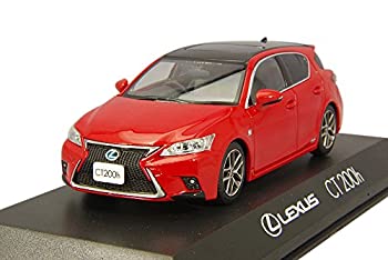 【中古】京商オリジナル 1/43 レクサス CT 200h F スポーツ ブラック/マダーレッド 完成品