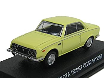 【中古】コナミ 1/64 絶版名車コレクション Vol4 トヨタ 1600GT (コロナGT) 型式RT55-M 1967 黄色