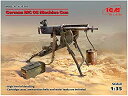 【中古】ICM 1/35 ドイツ軍 MG08重機関銃 プラモデル 35710