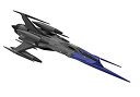 【中古】「非常に良い」宇宙戦艦ヤマト2202 零式52型改 自立無人戦闘機 ブラックバード 1/72スケール 色分け済みプラモデル