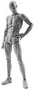 【中古】S.H.フィギュアーツ ボディくん DX SET(Gray Color Ver.) 約150mm ABS&PVC製 可動フィギュア(3)