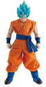 【中古】（非常に良い）Dimension of DRAGONBALL SSGSS 孫悟空 約22cm ソフビ・布製 塗装済み可動フィギュア