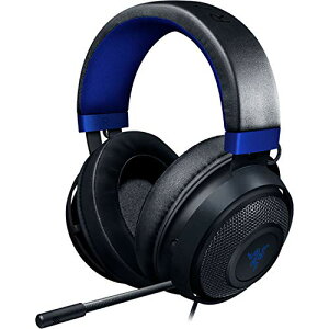 【中古】Razer Kraken ゲーミング ヘッドセット Console PC PS4 Switch 対応 有線 Black&Blue 【日本保証品】 RZ04-02830500-R3M1