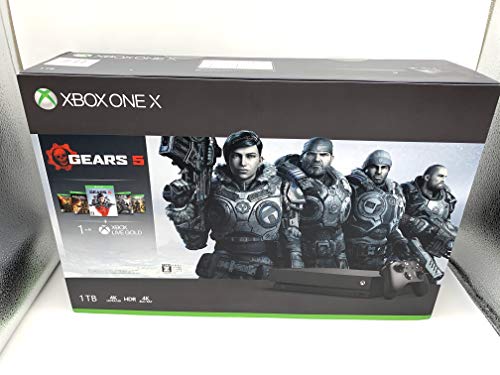【中古】「非常に良い」Xbox One X (Gears 5、Gears of War 1234 ダウンロード版 同梱)