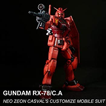 【中古】ガンプラ完成品 MG RX-78C A キャスバル専用ガンダム 機動戦士ガンダム ギレンの野望1／100