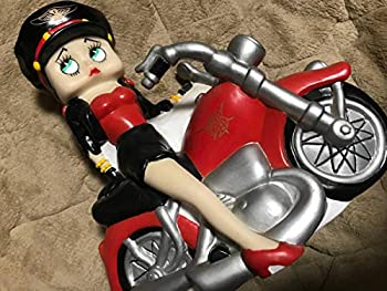 【中古】Betty Boop 貯金箱 ベティ ブープ ベティーちゃん ソフビ バイクver