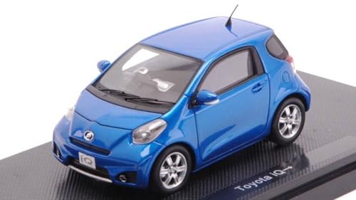【中古】「非常に良い(無料延長保証)」エブロ 1/43 TOYOTA IQ ブルー 完成品
