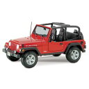 【中古】Maisto 1/18 Scale Diecast - 31663 Jeep Wrangler Rubicon Red