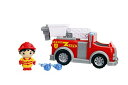 【中古】Jada Toys ライアンのワールド 消防車 ライアンフィギュア付き 6インチ 車両 レッド
