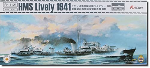 【中古】「非常に良い」フライホークモデル 1/700 イギリス海軍 駆逐艦 ライブリー 1941 プラモデル FLYFH1121