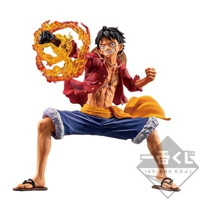 【中古】「非常に良い」一番くじ ワンピース with ONE PIECE TREASURE CRUISE A賞モンキー・D・ルフィ フィギュア