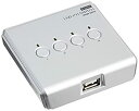 【中古】「非常に良い」サンワサプライ USB2.0手動切替器(4:1) SW-US24