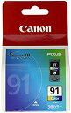 【中古】「非常に良い」Canon 純正インクカートリッジ BC-91 3色カラー BC-91