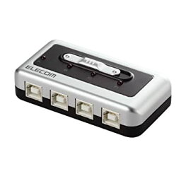 【中古】（非常に良い）エレコム USB切替器 手動 2.0対応 4台 U2SW-T4