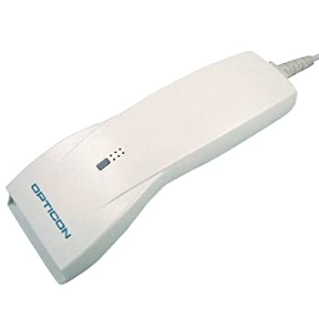 【中古】「非常に良い」OPTO バーコード・レーザースキャナ OPL6845 (USB・白) OPL-6845-USB