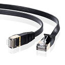 【中古】「非常に良い」サンワサプライ CAT7ウルトラフラットLANケーブル (3m) 10Gbps/600MHz RJ45 ツメ折れ防止 ブラック KB-FL...