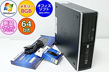 【中古】デスクトップパソコン 本体のみ Windows7 HP ヒューレット・パッカード Compaq 6000 Pro SFF Core2Duo-2.93GHz メモリ8GB HDD160GB DVD-ROM Wind