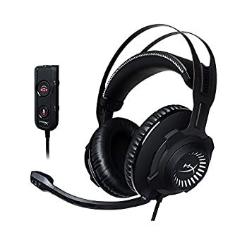 【中古】HyperX Cloud Revolver S ゲーミングヘッドセット USBオーディオコントロールボックス付属 ブラック/ホワイト PS4/PC/Xbox/Switch/スマホ HX-HSC