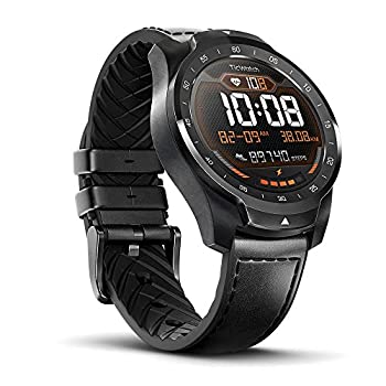 【中古】TicWatch Pro スマートウォッチ Wear OS by Google バッテリー長持ち 二重層ディスプレイ iOS/Android対応 GPS内蔵 電話着信/LINE通知 心拍計 歩