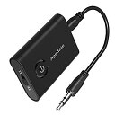 【中古】(非常に良い)Agedate Bluetooth トランスミッター レシーバー Bluetooth送信機 受信機 一台二役 ワイヤレス オーディオ 3....