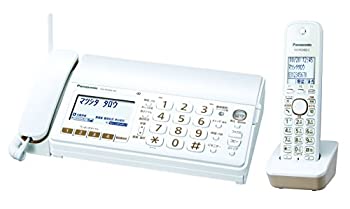 【中古】「非常に良い」パナソニック おたっくす デジタルコードレスFAX 子機1台付き 1.9GHz DECT準拠方式 ホワイト KX-PD303DL-W